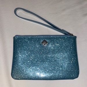 Kate Spade sparkle blue wristlet!